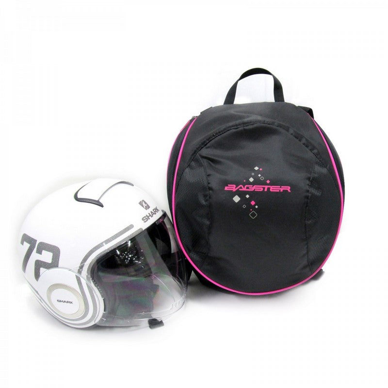 Bagster / バグスター ヘルメットバッグ LADY ヘルメット - ブラック/Pink | XSD156