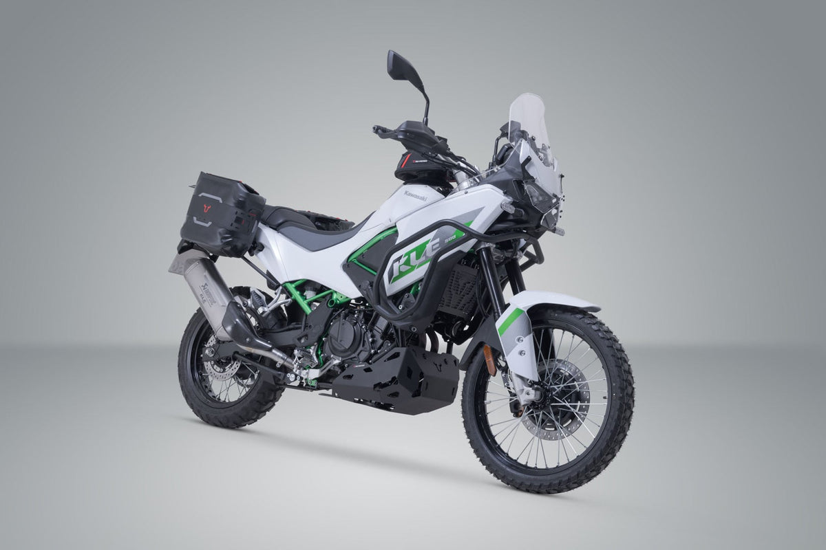 SW-MOTECH / SWモテック Seitentaschen WP-System V-LOC für Akrapovic 16/11 l. Kawasaki KLE500 / KLE500 SE (26-). | BC.SYS.08.084.32100