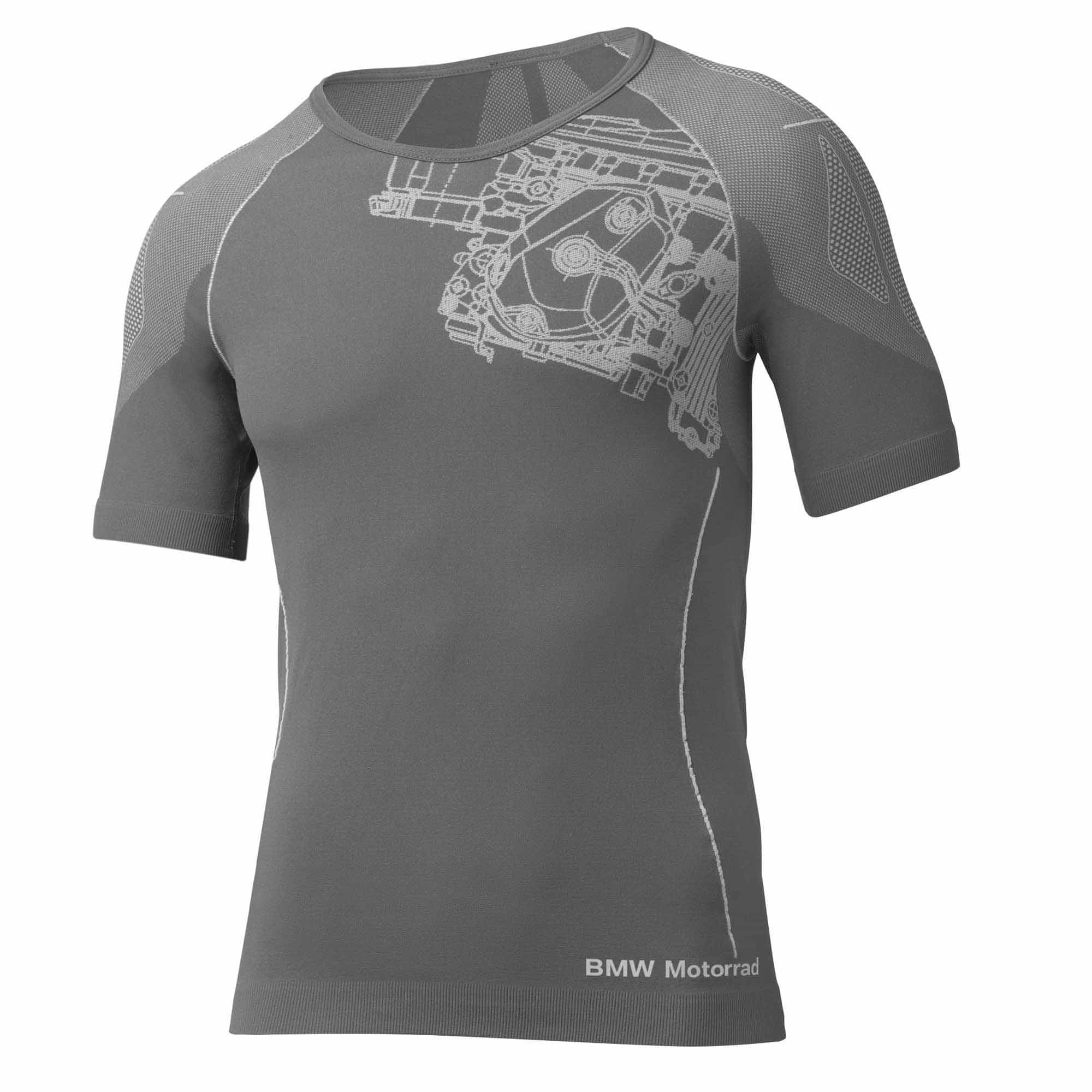 BMW Summer Functional Undergarments T-Shirt  Men'S Grey/Anthracite | 76248395436