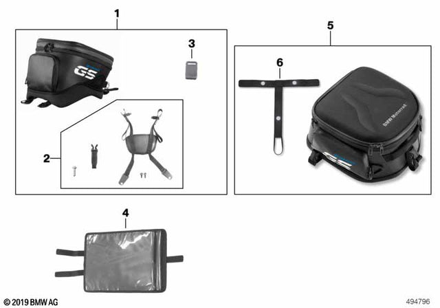 BMW Tank Backpack  Small - 8L | 77452466663