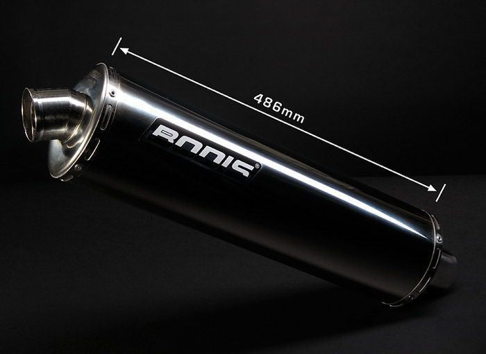 Bodis（ボディス）スリップオンマフラー ステンレス Oval1MK ヨーロッパ公道走行認可 for K 1200(05-) | BK1200-001