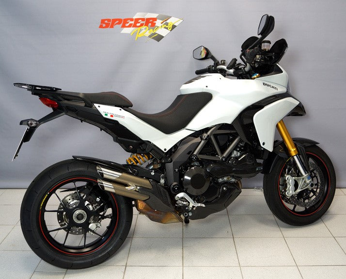 Bodis（ボディス）Duobolico スリップオンマフラー  EC approved ステンレス/チタニウム Multistrada (10-) | DMST-001