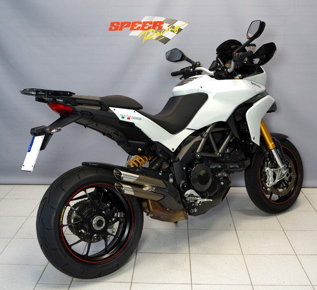 Bodis（ボディス）Duobolico スリップオンマフラー  EC approved ステンレス/チタニウム Multistrada (10-) | DMST-001