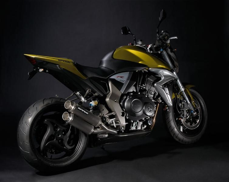 Bodis（ボディス）スリップオンマフラー ステンレス グラウンド GPX2 ヨーロッパ公道走行認可 for CB1000R(08-) | HCB1000R-001