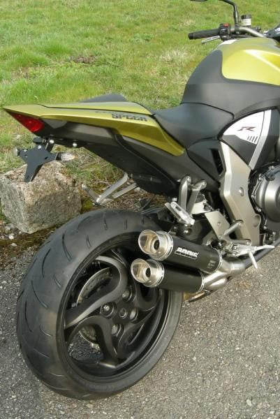 Bodis（ボディス）スリップオンマフラー ステンレス ブラック GPX2 ヨーロッパ公道走行認可 for CB1000R(08-) | HCB1000R-007