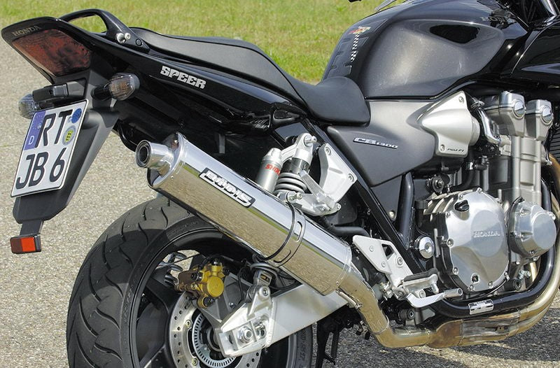 Bodis（ボディス）スリップオンマフラー ステンレス Oval 1 WM ヨーロッパ公道走行認可 for CB1300(03-07) | HCB1300-001