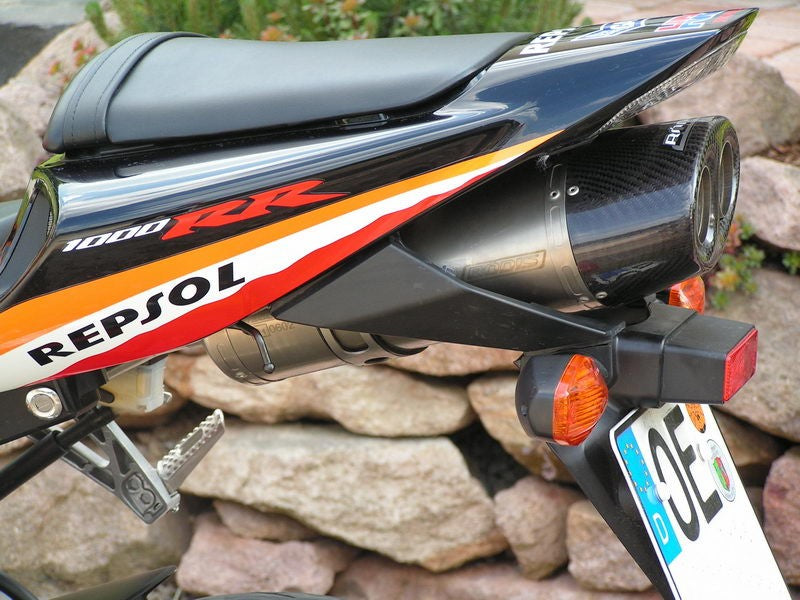 Bodis（ボディス）スリップオンマフラー フルチタン Oval Q1 ヨーロッパ公道走行認可 for FIREBLADE CBR1000RR(04-07) | HCBR1000-002