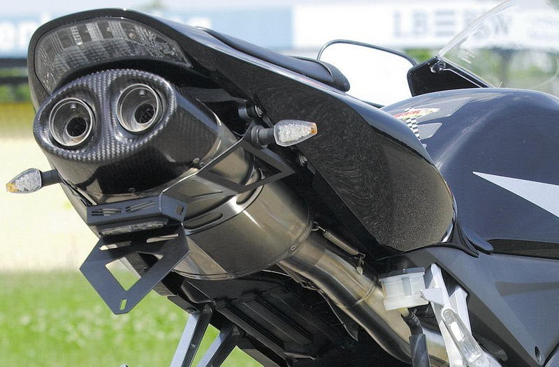 BODIS / ボディス License plate bracket  Stainless Steel Black Powder-Coated | HCBR1000-005