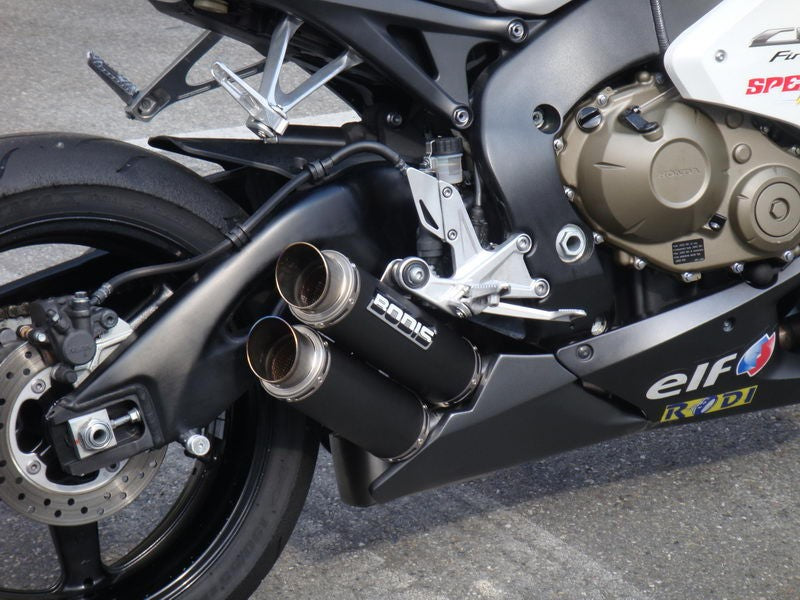 Bodis（ボディス）スリップオンマフラー ステンレス ブラック GPX2 ヨーロッパ公道走行認可 for FIREBLADE CBR1000RR(08-) | HCBR1000-012