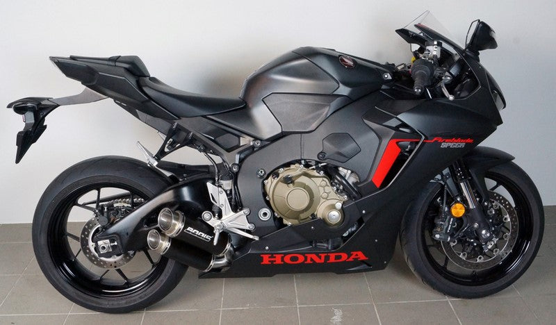 Bodis (ボディス) MGPX2 スリップオンマフラー ステンレスブラック | HCBR1000-031