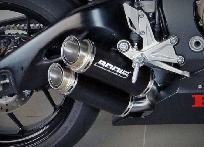 Bodis (ボディス) MGPX2 スリップオンマフラー ステンレスブラック | HCBR1000-031