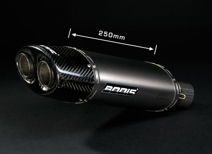 Bodis（ボディス）スリップオンマフラー フルチタン Oval Q1  ヨーロッパ公道走行認可 for CBR 600RR(05-06) | HCBR600-007