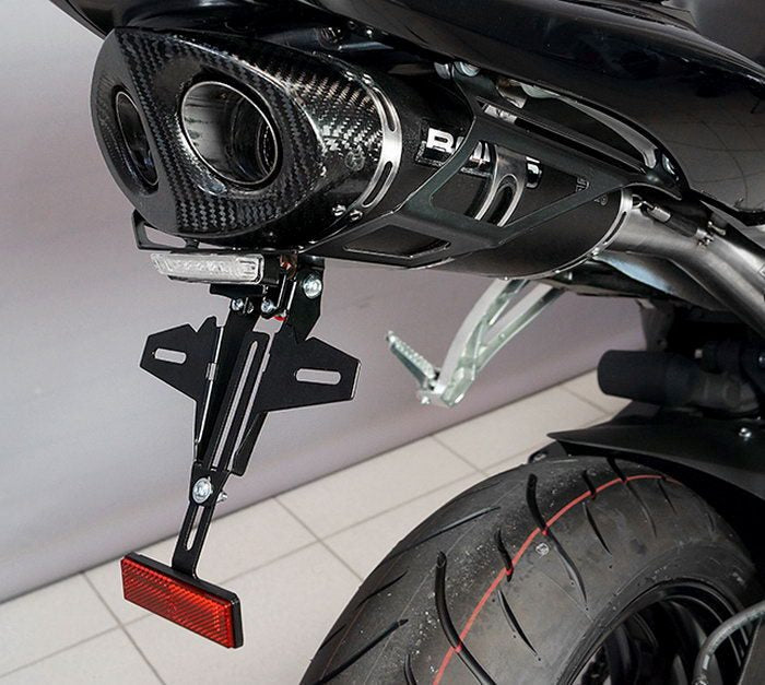 BODIS / ボディス License plate bracket  Stainless Steel Black Powder-Coated | HCBR600-015