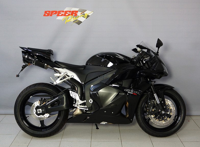 Bodis（ボディス）Oval Q1-S スリップオンマフラー  EC approved ステンレスブラック for CBR600RR (2007-2012) | HCBR600-022