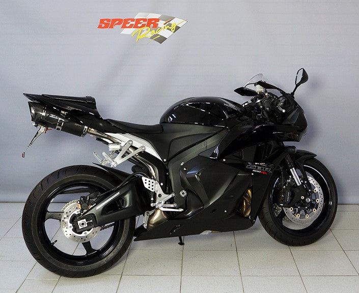 Bodis（ボディス）Oval Q1-S スリップオンマフラー  EC approved ステンレスブラック for CBR600RR (2007-2012) | HCBR600-022