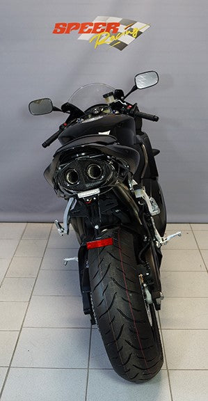 Bodis（ボディス）Oval Q1-S スリップオンマフラー  EC approved ステンレスブラック for CBR600RR (2007-2012) | HCBR600-022