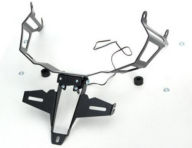BODIS / ボディス License plate bracket  Stainless Steel Black Powder-Coated | HCBR600-028