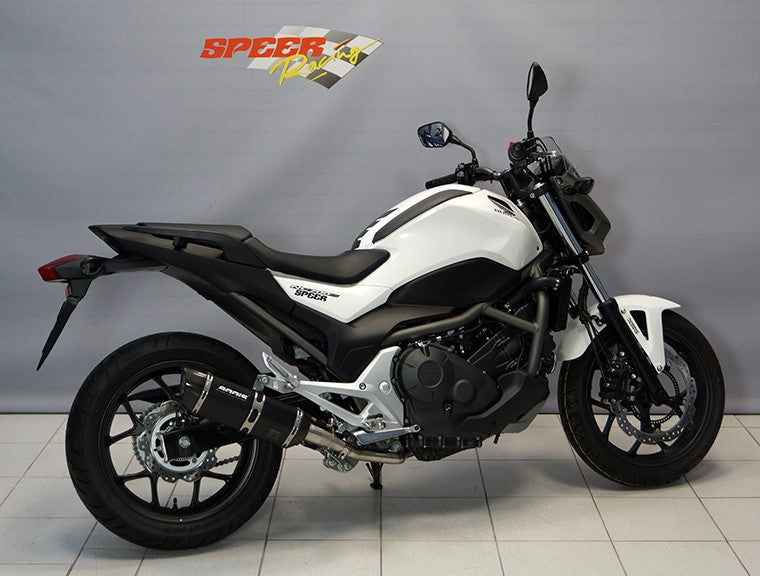 Bodis（ボディス）スリップオンマフラー　ステンレス Black P-TECII NC700 (12-14) ヨーロッパ公道走行認可 | HNC700-001
