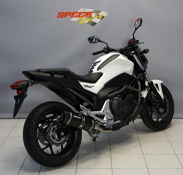 Bodis（ボディス）スリップオンマフラー　ステンレス Black P-TECII NC700 (12-14) ヨーロッパ公道走行認可 | HNC700-001