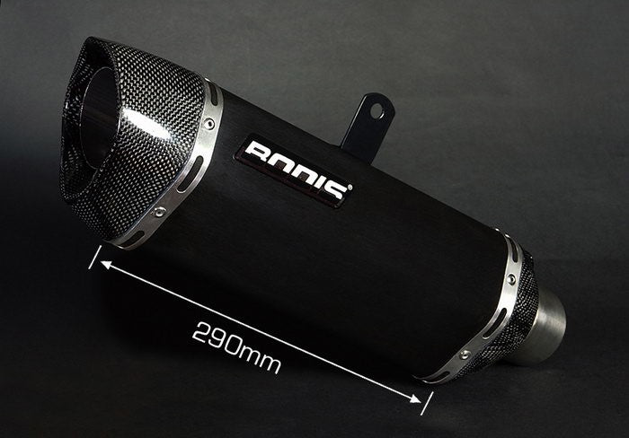 Bodis（ボディス）スリップオンマフラー　ステンレス Black P-TECII NC700 (12-14) ヨーロッパ公道走行認可 | HNC700-001