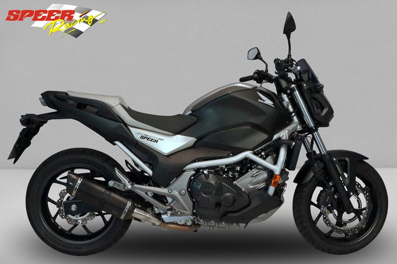 Bodis (ボディス) P-TEC IIN スリップオンマフラー ステンレスブラック | HNC750-001