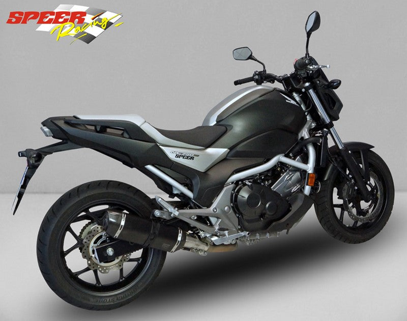 Bodis (ボディス) P-TEC IIN スリップオンマフラー ステンレスブラック | HNC750-001