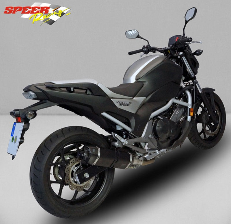 Bodis (ボディス) P-TEC IIN スリップオンマフラー ステンレスブラック | HNC750-001
