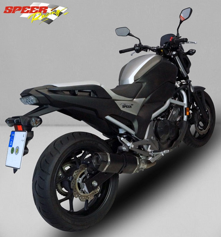 Bodis (ボディス) P-TEC IIN スリップオンマフラー ステンレスブラック | HNC750-001