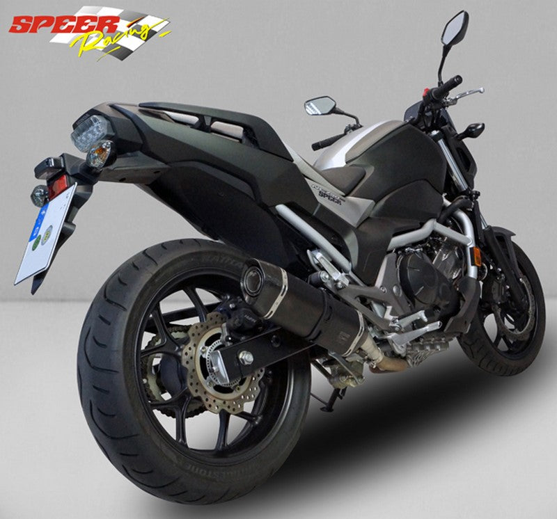 Bodis (ボディス) P-TEC IIN スリップオンマフラー ステンレスブラック | HNC750-001