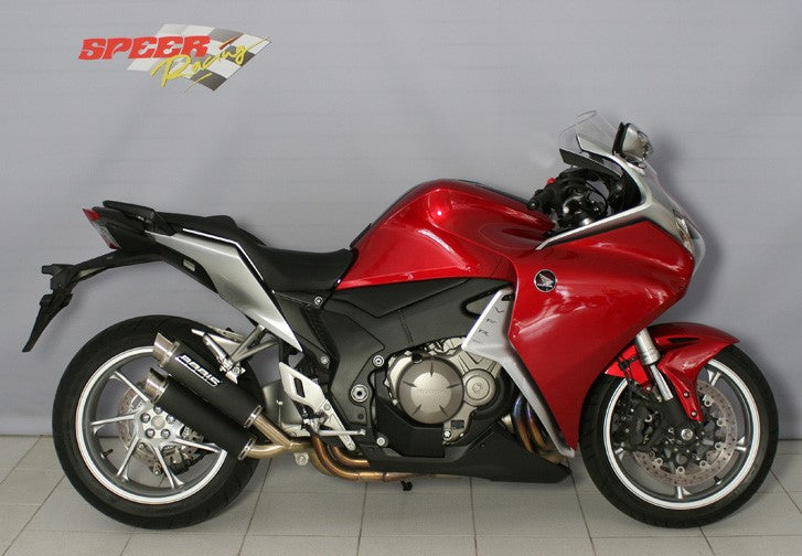 Bodis（ボディス）スリップオン ステンレス（ブラック）　GPC-X2 for VFR1200F (10-) EU公道走行可 | HVFR1200-001