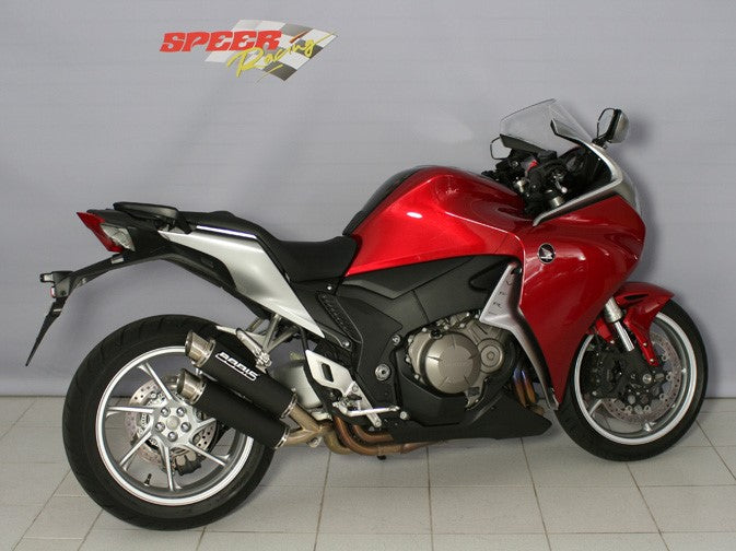 Bodis（ボディス）スリップオン ステンレス（ブラック）　GPC-X2 for VFR1200F (10-) EU公道走行可 | HVFR1200-001