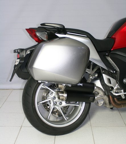 Bodis（ボディス）スリップオン ステンレス（ブラック）　GPC-X2 for VFR1200F (10-) EU公道走行可 純正サイドケースと併用出来ます。 | HVFR1200-002