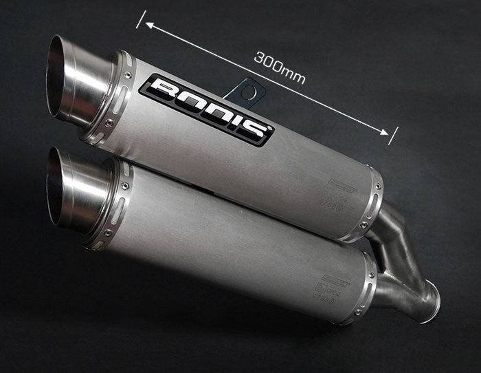 Bodis（ボディス）スリップオン ステンレス（シルバー・ブラッシュト）　GPC-X2 for VFR1200F (10-) EU公道走行可 | HVFR1200-003