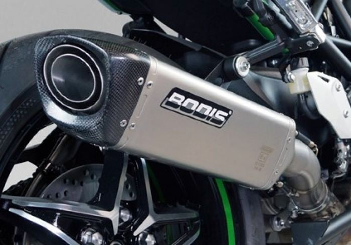 BODIS / ボディス Slip-On V4-M-CA  Full-Titan  Catalyzer : Original  EU Homologated | KN1000SX-003