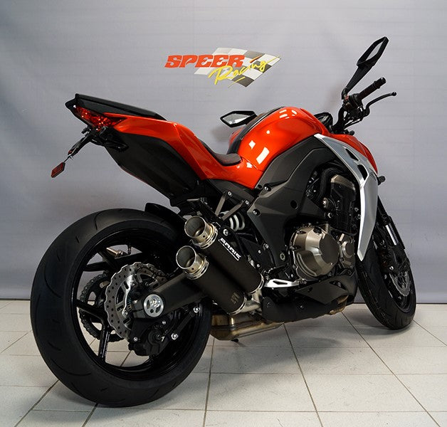 Bodis（ボディス）スリップオンマフラー 4-4 ステンレス－ブラック－ GPX2 ヨーロッパ公道走行認可 for Z1000(14-) | KZ1000-009