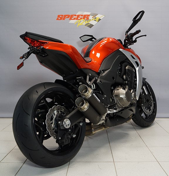 Bodis（ボディス）スリップオンマフラー 4-4 ステンレス－ブラック－ GPX2 ヨーロッパ公道走行認可 for Z1000(14-) | KZ1000-009