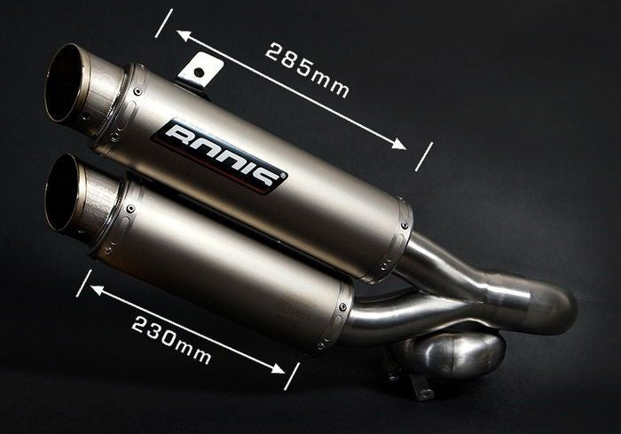 Bodis（ボディス）スリップオンマフラー 4-4 チタン製 GPX2 ヨーロッパ公道走行認可 for Z1000(14-) | KZ1000-010