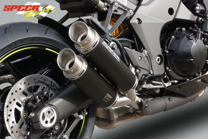 Bodis (ボディス) GPX2 スリップオン - セット 4-4 マフラー ステンレスブラック | KZ1000-012