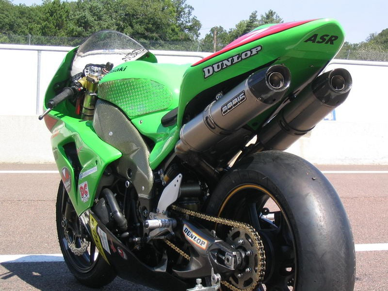 Bodis（ボディス）スリップオンマフラー セット Y-パイプ付 ーチタンー Oval Q2C EURO公道走行認可 for NINJA ZX-10R(06-07) | KZX10R-036