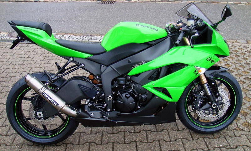 Bodis（ボディス）スリップオンマフラー ステンレス/フルチタン GP1 ヨーロッパ公道走行認可 for NINJA ZX-10R(08-10) | KZX10R-042
