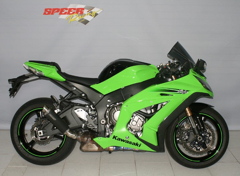 Bodis（ボディス）スリップオンマフラー ステンレス ブラック GPC-1 ヨーロッパ公道走行認可 for NINJA ZX-10R(11-) | KZX10R-053