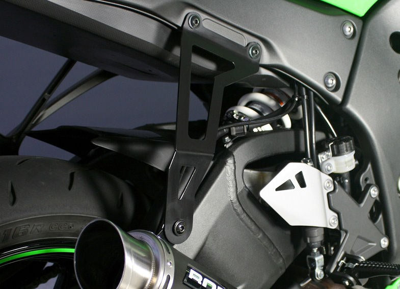 BODIS / ボディス Exhaust bracket  Stainless Steel Black Powder-Coated | KZX10R-057