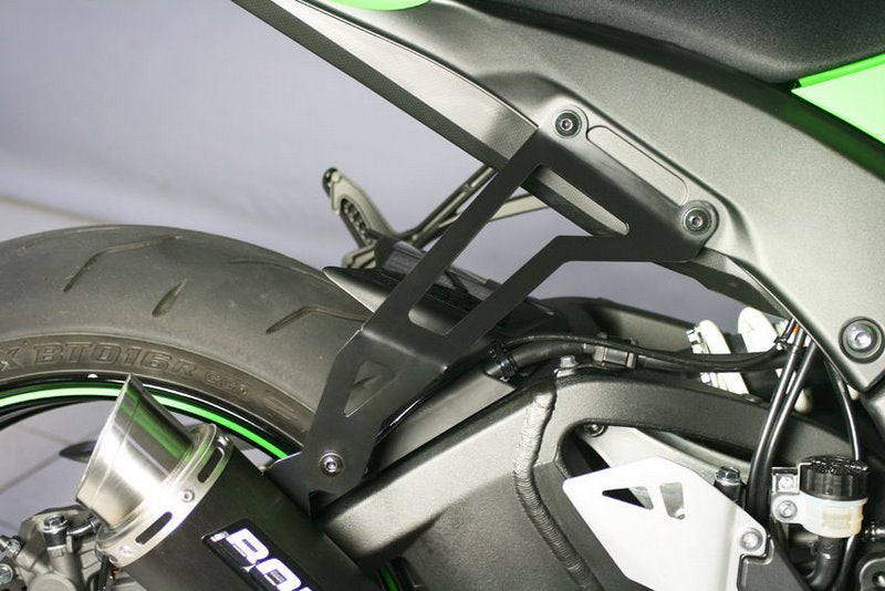 BODIS / ボディス Exhaust bracket  Stainless Steel Black Powder-Coated | KZX10R-057