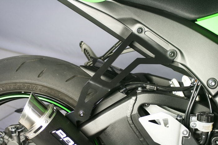 BODIS / ボディス Exhaust bracket  Stainless Steel Black Powder-Coated | KZX10R-057