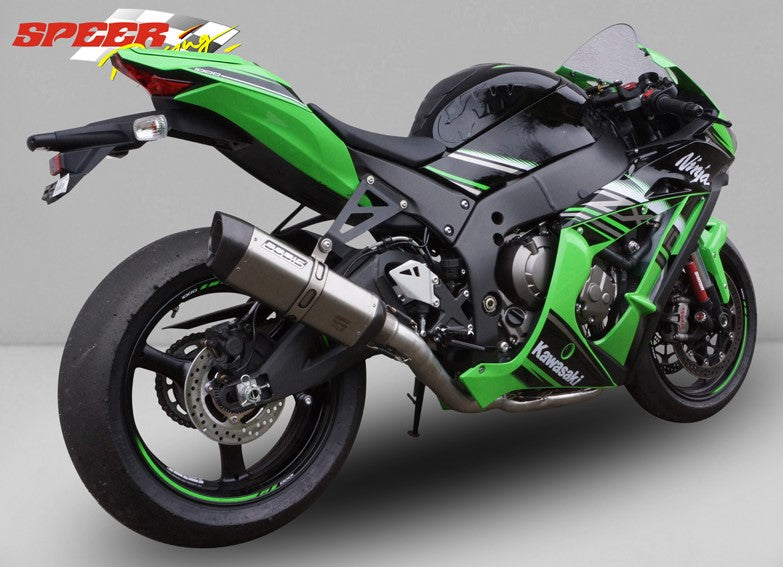 Bodis (ボディス) P-TEC II CPL-システム 4-1 ハイ マフラー ステンレス/フルチタン | KZX10R-077