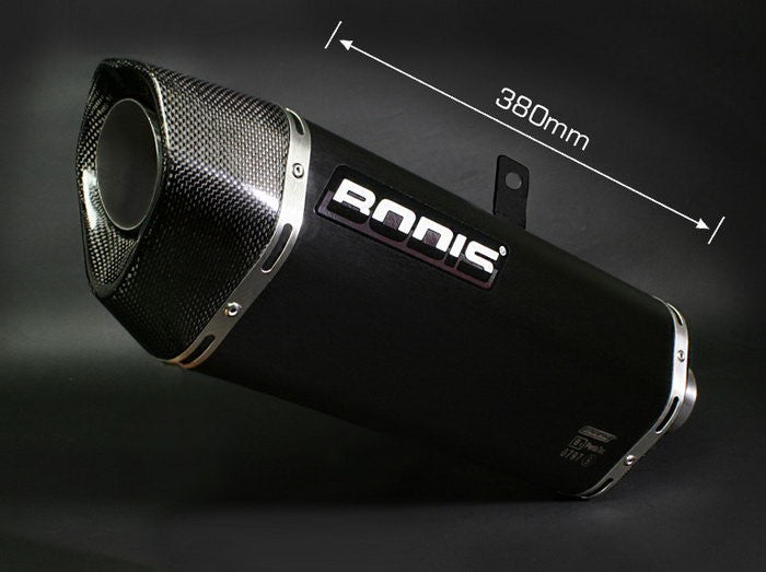 Bodis（ボディス）Penta-Tec スリップオンレーシングマフラー 4in2 (キャタライザーなし)   ステンレスブラック for ZZR1400 | KZZR1400-010