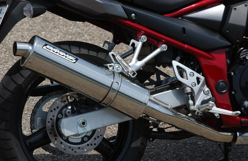 Bodis（ボディス）スリップオンマフラー ステンレス Oval 1MK G ヨーロッパ公道走行認可 for Bandit GSF600(4) | SGSF600-003