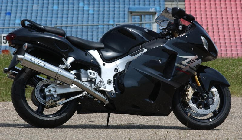 Bodis（ボディス）ボルトオンマフラー セット 4-2 ステンレス Oval 1OK G ヨーロッパ公道走行認可 for Hayabusa(99-07) | SGSX1300R-001