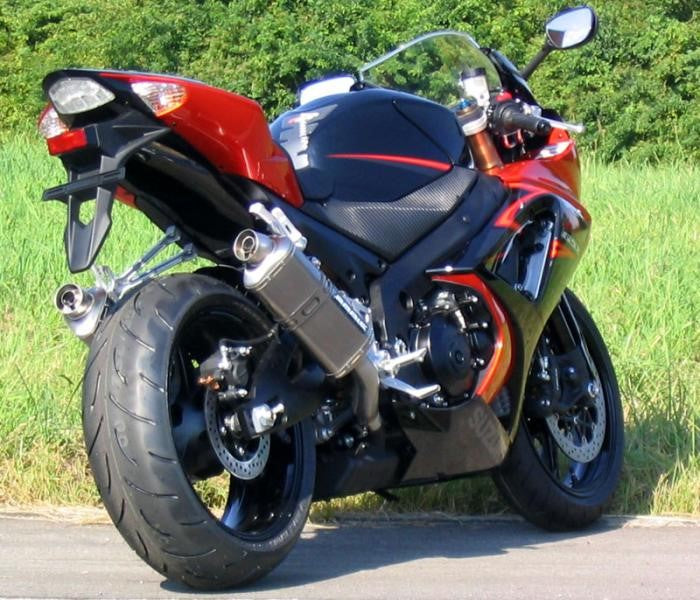 Bodis（ボディス）スリップオンマフラー セット 4-2 フルチタン SB1-S ヨーロッパ公道走行認可 for GSX-R 1000(07-08) | SGSXR1000-064