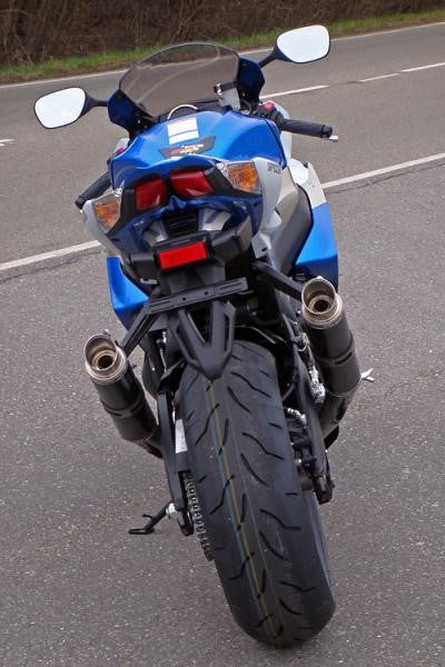 Bodis（ボディス）スリップオンマフラー 4-2 ステンレス ブラック GP1 EURO公道走行認可 for GSX-R 1000(09-) | SGSXR1000-093